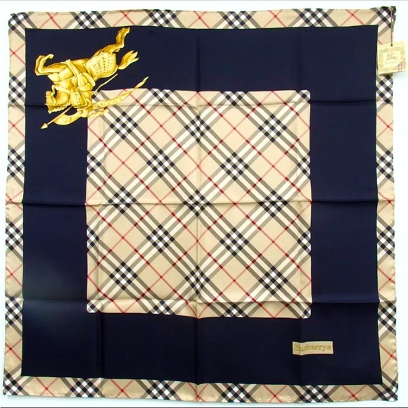 NWT Authentic BURBERRYS Nova Check scarf silk - Picture 2 of 10